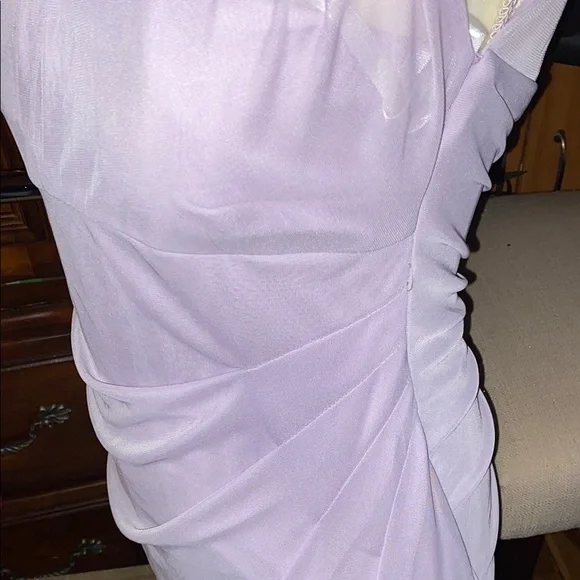 David's Bridal Elegant Lavender Dress - Picture 6 of 11